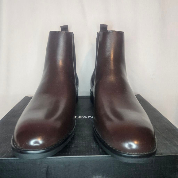 Alfani Luka 2 Brown Pull-On Chelsea Boots NWT Sz 12 Retail $70 Vegan Leather - Picture 4 of 8